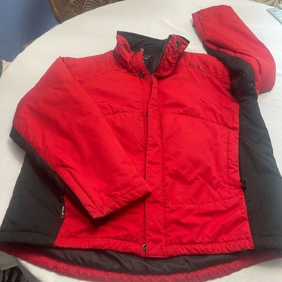 Polo By Ralph Lauren Men’s Red Black VTG Jacket Size XXL - Picture 8 of 13